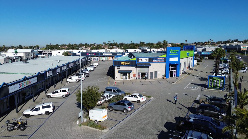 Aerial view of Okavango Junction business park in Brackenfell, Cape Town