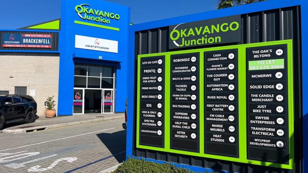 Commercial units at Okavango Junction, Okavango Park, Brackenfell